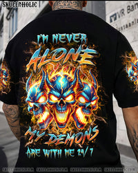 I'M NEVER ALONE SKULL DEMON ALL OVER PRINT - YHHN1403241