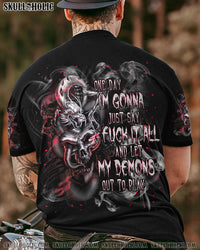 ONE DAY I'M GONNA JUST SAY DRAGON SKULL ALL OVER PRINT - TLNT0805243