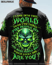 WHICH LUCKY ONE ARE YOU SKULL ALL OVER PRINT - YHLN0306243