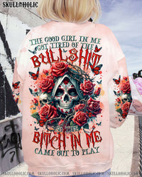 THE GOOD GIRL IN ME SUGAR SKULL ROSE ALL OVER PRINT - TLTR2002241