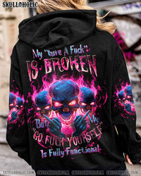 MY GIVE A F 3 SKULLS ALL OVER PRINT - TLTW0310233
