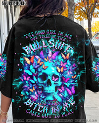 THE GOOD GIRL IN ME SKULL BUTTERFLY ALL OVER PRINT - TLNT2704241