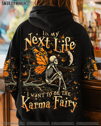 KARMA FAIRY SKULL SKELETON BUTTERFLY ALL OVER PRINT - TLNO0909242