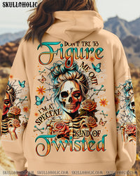 DON'T TRY TO FIGURE ME OUT SKELETON LADY ALL OVER PRINT - TLNO2608241