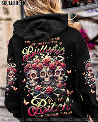 THE GOOD GIRL IN ME 3 SKULLS ROSE ALL OVER PRINT - TLTW0911231