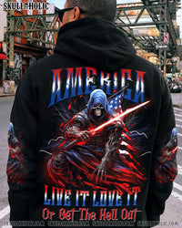 AMERICA LIVE IT LOVE IT OR GET THE HELL OUT ALL OVER PRINT - YHLH2209233