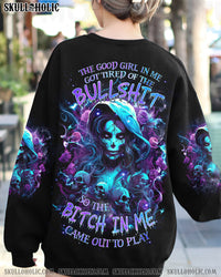 THE GOOD GIRL IN ME LADY SKULL ALL OVER PRINT - TLNZ1501241