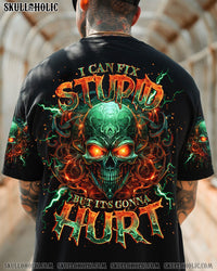 I CAN FIX STUPID BUT IT'S GONNA HURT SKULL ALL OVER PRINT - TLNO1704248