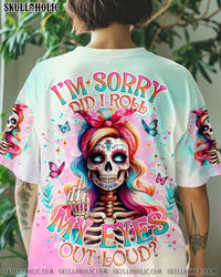 DID I ROLL MY EYES OUT LOUD MESSY BUN ALL OVER PRINT - TLNO0708242