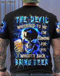 THE DEVIL WHISPERED TO ME BRING BEER SKULL ALL OVER PRINT - YHHN1605241