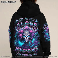 I'M NEVER ALONE SKULL DEMON ALL OVER PRINT - YHKD2401242
