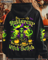 BUCKLE UP BUTTERCUP YOU JUST FLIPPED MY WITCH SWITCH HALLOWEEN ALL OVER PRINT - TYQY1009242