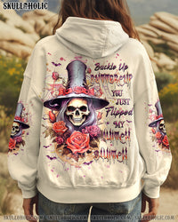 BUCKLE UP BUTTERCUP SKULL WITCH HALLOWEEN ALL OVER PRINT - YHHG2708243
