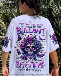THE GOOD GIRL IN ME SUGAR SKULL ROSE ALL OVER PRINT - TLTW1902247