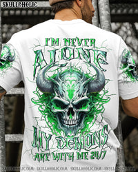 I'M NEVER ALONE SKULL DEMON ALL OVER PRINT - YHLN1907241