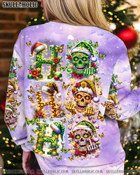 HO HO HO SUGAR SKULL CHRISTMAS ALL OVER PRINT - TLTW2810231