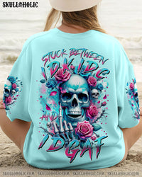 STUCK BETWEEN IDK IDC AND IDGAF ALL OVER PRINT - TYTM2812232