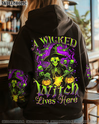 A WICKED WITCH LIVES HERE HALLOWEEN ALL OVER PRINT - TYTD2608241
