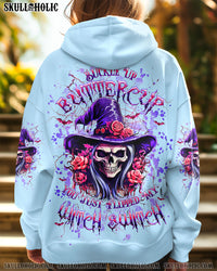 BUCKLE UP BUTTERCUP SKULL WITCH HALLOWEEN ALL OVER PRINT - YHHG2608243