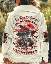 IN MY DEFENSE I WAS LEFT UNSUPERVISED HALLOWEEN ALL OVER PRINT - YHHG2108242