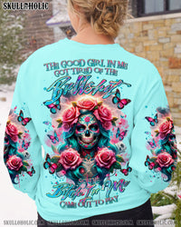 THE GOOD GIRL IN ME SUGAR SKULL ALL OVER PRINT - TLTR2812231