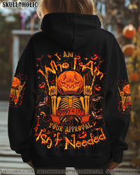 I AM WHO I AM SKULL PUMPKIN HALLOWEEN ALL OVER PRINT -YHDU1009242