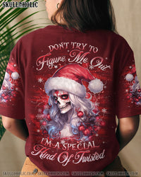 DON'T TRY TO FIGURE ME OUT CHRISTMAS ALL OVER PRINT - YHHG1409234