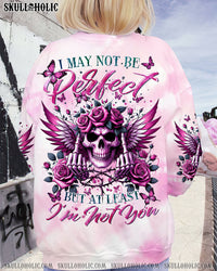 I MAY NOT BE PERFECT SKULL WINGS ALL OVER PRINT - TLTR1902242