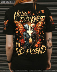 HELLO DARKNESS MY OLD FRIEND ALL OVER PRINT - TYTD0710233