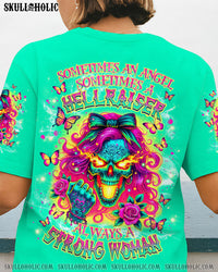 ALWAYS A STRONG WOMAN SKULL WINGS ALL OVER PRINT - TLNZ0807241