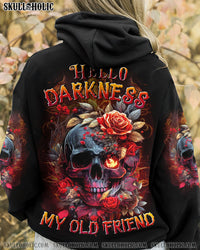 HELLO DARKNESS MY OLD FRIEND SKULL ALL OVER PRINT - YHLH18092302