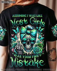 YOUR FIRST MISTAKE MESSY BUN ALL OVER PRINT - TYHI0605243