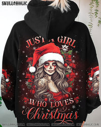 JUST A GIRL WHO LOVES CHRISTMAS ALL OVER PRINT - YHLH15092303