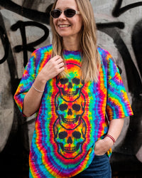 TRIPLE SKULL SWIRL ALL OVER PRINT - TYPQ2010264