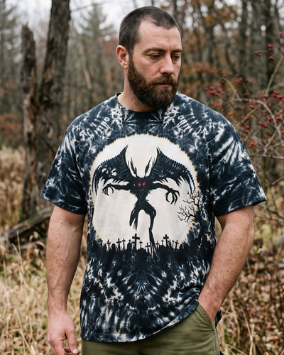 MOTHMAN GRAVEYARD ECLIPSE BURST ALL OVER PRINT - TLNO0710263
