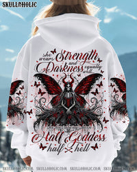 SHE WEARS STRENGTH AND DARKNESS SKULL ALL OVER PRINT - TLNO1210242
