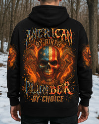 AMERICAN BY BIRTH PLUMBER BY CHOICE SKULL ALL OVER PRINT - YHLN2207253