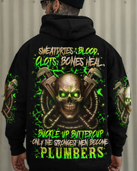 BUCKLE UP BUTTERCUP PLUMBER SKULL ALL OVER PRINT - YHHN2407253