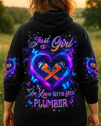 JUST A GIRL IN LOVE WITH HER PLUMBER ALL OVER PRINT - YHHG2207254