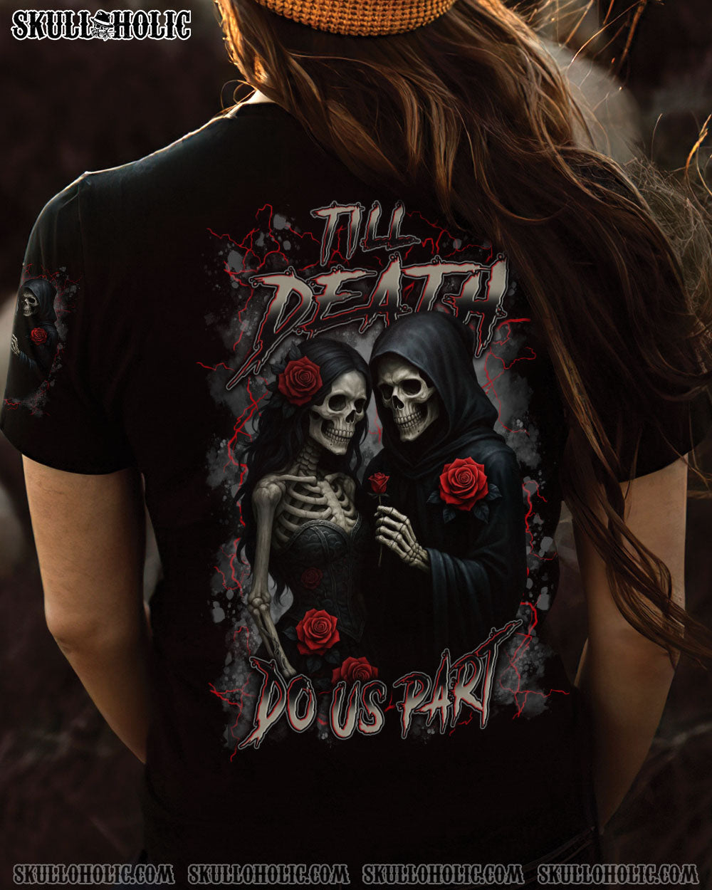 TILL DEATH DO US PART COUPLE ALL OVER PRINT - YHLN0408251