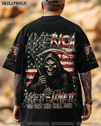 AMERICA LIVE IT LOVE IT OR GET THE HELL OUT ALL OVER PRINT - YHLN12025252