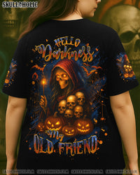 HELLO DARKNESS MY OLD FRIEND WITCH HALLOWEEN ALL OVER PRINT - YHHG0708251