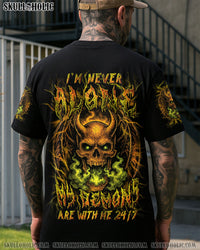 I'M NEVER ALONE SKULL DEMON ALL OVER PRINT - YHLN2705251