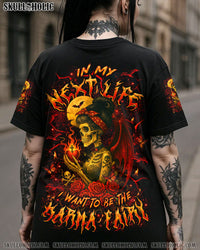KARMA FAIRY SKULL LADY ALL OVER PRINT - YHLT0206251