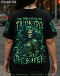 YOUR FIRST MISTAKE SKULL ALL OVER PRINT - YHLT0107251