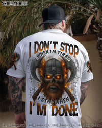 I DON'T STOP WHEN I'M TIRED VIKING SKULL ALL OVER PRINT - TYTD2005253