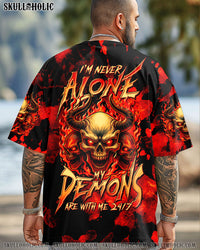 I'M NEVER ALONE MY DEMONS ARE WITH ME 24/7 TIE DYE ALL OVER PRINT - TLTR2306255