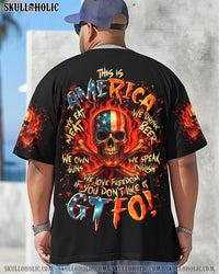 THIS IS AMERICA FIRE SKULL ALL OVER PRINT - TLTR1505251