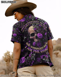 I AM THE STORM ROSE SKULL HAWAIIAN SHIRT - TLNO1905237