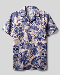 TROPICAL SUGAR SKULL CAMP SHIRT - TLNO3006262